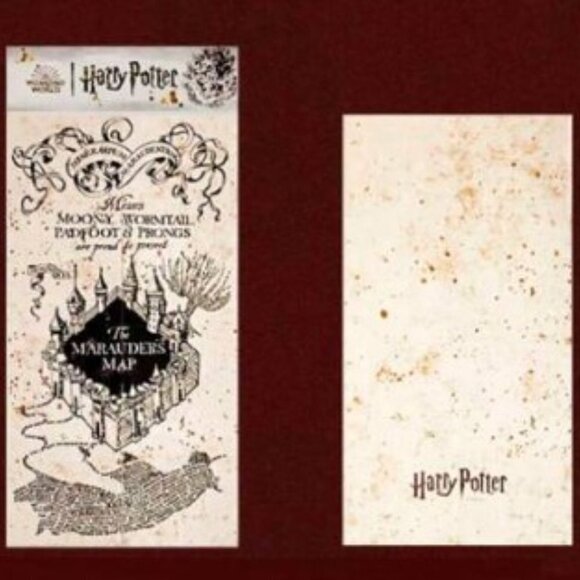Harry Potter Official Authorized Map of The Marauder's School of Magic Hogwarts - Picture 2 of 5